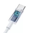 BWOO vezetékes fülhallgatók HF175 Iphone 15-höz USB-C digitális interfésszel fehér