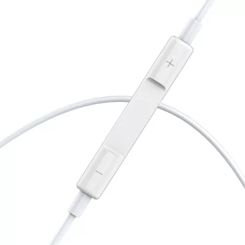 BWOO vezetékes fülhallgatók HF175 Iphone 15-höz USB-C digitális interfésszel fehér