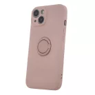 Ujjpántos tok iPhone 16 Pro 6,3" rózsaszín