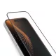 SBS Edzett Üveg D3O kerettel iPhone 16 / iPhone 15 üvegfólia