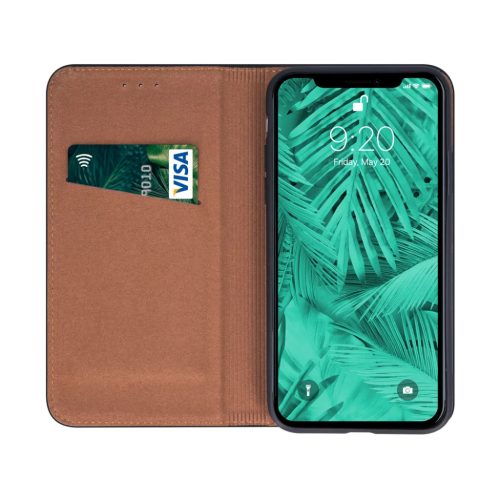 Genuine Leather Fliptok Samsung Galaxy A15 4G / A15 5G fekete