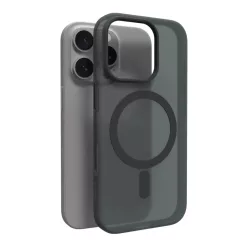  Puro Daylight MagSafe szilikon tok iPhone 16 Pro-hoz - fekete
