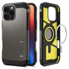 IPHONE 16 Pro gunmetal SPIGEN Tough Armor tok MagSafe-kompatibilis