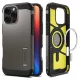 IPHONE 16 Pro gunmetal SPIGEN Tough Armor tok MagSafe-kompatibilis