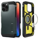 iPhone 16 Pro abbys zöld SPIGEN Tough Armor Mag kompatibilis MagSafe tok