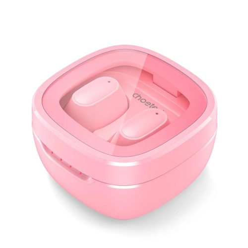 Choetech MEMS vezeték nélküli TWS Bluetooth 5.3 fejhallgató - rózsaszín