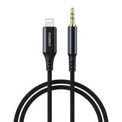   Choetech AUX009 Lighting / mini jack 3.5 mm kábel 2 m - fekete