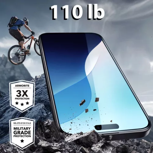 iPhone 16 Plus Fekete ESR Armorite Edzett Üveg üvegfólia