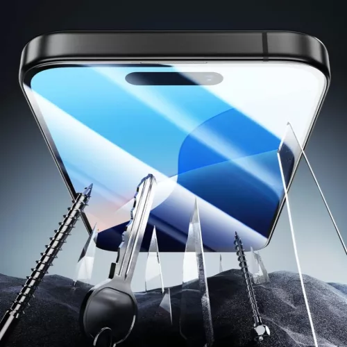 iPhone 16 Plus Fekete ESR Armorite Edzett Üveg üvegfólia