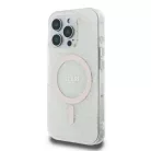 iPhone 16 Pro fehér Original Case GUESS IML 4G Background Magsafe GUHMP16LH4DTEH tok