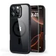 iPhone 16 Pro átlátszó/fekete ESR Classic Hybrid HaloLock MagSafe & Tempered Glass tok