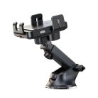 Joyroom JR-ZS219 autós telefontartó készlet Qi vezeték nélküli töltővel (fekete) tapadókorongos, műszerfelra