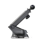 Joyroom JR-ZS219 autós telefontartó készlet Qi vezeték nélküli töltővel (fekete) tapadókorongos, műszerfelra