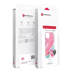   FORCELL F-PROTECT Mirage, Military Dop-Tested tok kompatibilis MagSafe-val IPHONE 16 PRO pink márvány