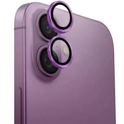   Uniq Optix Aluminium Kamera Lencse Védő alklamazóval iPhone 16 / iPhone 16 Plus - Rózsaszín