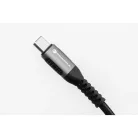 FORCELL F-ENERGY C259 kábel Type C - Lightning PD 3A 27W Cafule 1,2 m fekete