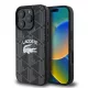 iPhone 16 Pro Fekete Lacoste Blend Monogram MagSafe tok