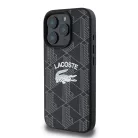iPhone 16 Pro Fekete Lacoste Blend Monogram MagSafe tok