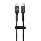 Blavec Cable Raptor fonott - Type C to Type C - PD 100W 5A 2 méter (CRA-CC5BG20) fekete-szürke