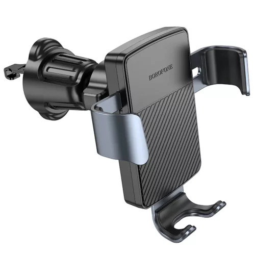 Borofone autós telefontartó BH118 Refined gravity szellőzőre erősíthető fekete