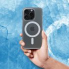 FROST MAG COVER tok kompatibilis MagSafe-kel iPhone 14 Plus-hoz átlátszó