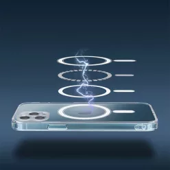   CLEAR MAG COVER tok kamera védelemmel, MagSafe kompatibilis, IPHONE 13 Pro Max, átlátszó