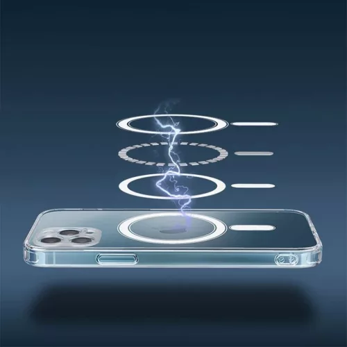 CLEAR MAG COVER tok kamera védelemmel, MagSafe kompatibilis, IPHONE 13 Pro Max, átlátszó
