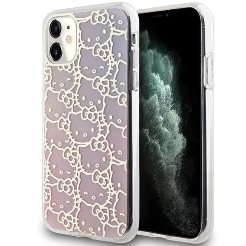 iPhone 11 Hello Kitty IML Gradient Electrop Cute Kitty Head tok - Pink
