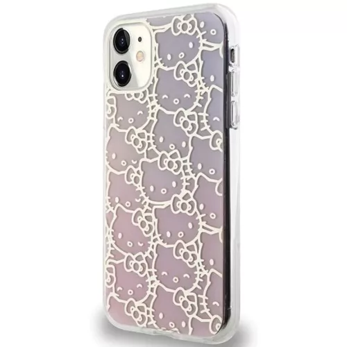 iPhone 11 Hello Kitty IML Gradient Electrop Cute Kitty Head tok - Pink