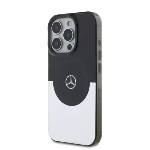 Mercedes PC/TPU Double Layer MagSafe Tok iPhone 16 Pro Fekete/Ezüst