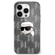 iPhone 16 Pro Fekete Karl Lagerfeld IML Karl Head Electroplated tok