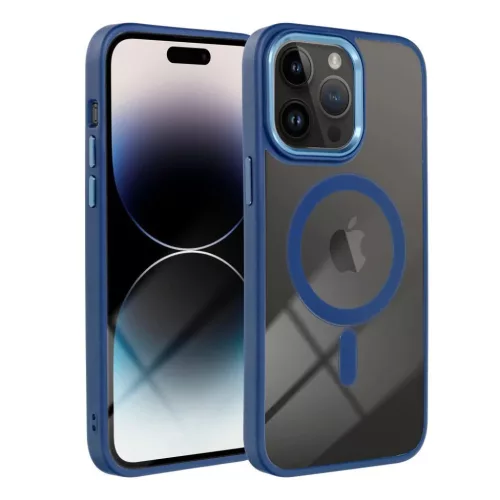 Color Edge Mag Cover tok kompatibilis MagSafe technológiával IPHONE 11-hez, tengerészkék