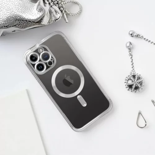 ELECTRO MAG COVER tok kompatibilis MagSafe-fel iPhone 11-hez ezüst