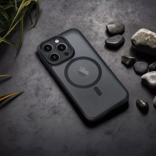 FULL MATTE MAG COVER tok kompatibilis MagSafe technológiával iPhone 11 - fekete