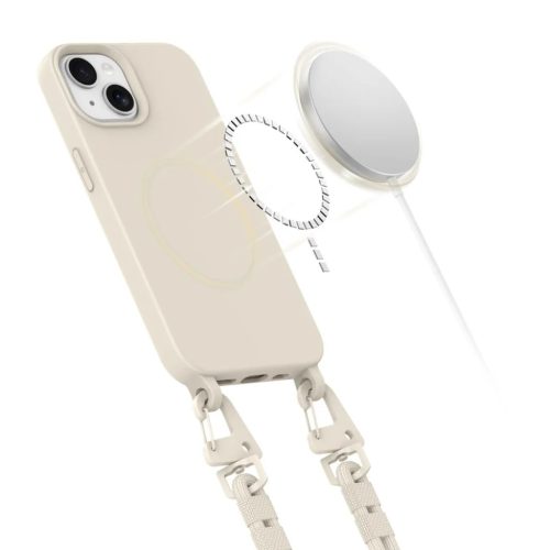 Tech-protect Magnecklace Magsafe Iphone 14 Cosmic Latte Tok