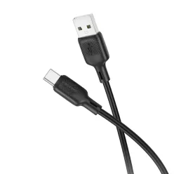   Borofone Kábel BX113 Lenny - USB Type-C - 3A 1 méter fekete,