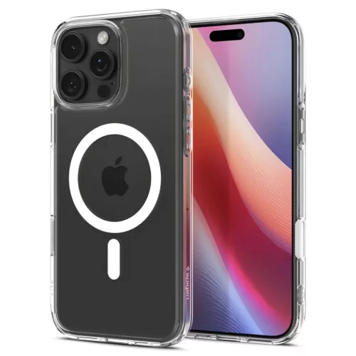 iPhone 16 Pro Fehér SPIGEN ULTRA HYBRID "T" MAG MagSafe tok