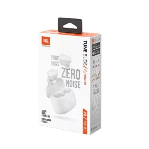 JBL Tune Buds TWS Bluetooth Vezeték nélküli Fülhallgató Fehér EU