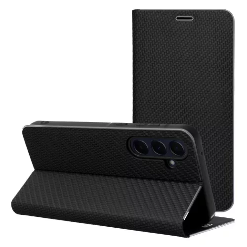 LUNA Book Carbon fekete Samsung Galaxy A35 5G tok