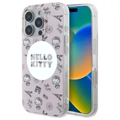   iPhone 16 Pro Rózsaszín Hello Kitty IML All Over Paris Magsafe tok