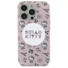 iPhone 16 Pro Rózsaszín Hello Kitty IML All Over Paris Magsafe tok
