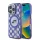 iPhone 16 Pro Lila Karl Lagerfeld IML Monogram K&CH Heads MagSafe tok