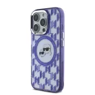 iPhone 16 Pro Lila Karl Lagerfeld IML Monogram K&CH Heads MagSafe tok