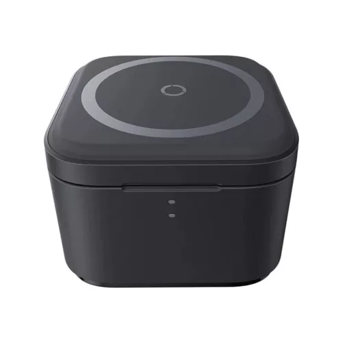 Baseus - Töltőállomás (P10264100123-00) - Kocka alak, MagSafe, Qi, Type-C, 25W - Fekete