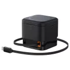 Baseus - Töltőállomás (P10264100123-00) - Kocka alak, MagSafe, Qi, Type-C, 25W - Fekete