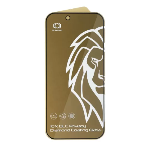Tempered glass Tel Protect 10X Privacy DLC Diamond Coating for Iphone 17 Air