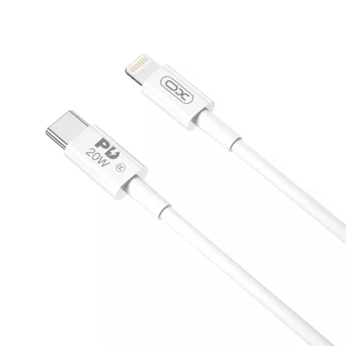 XO NB-Q189B PD USB-C - Lightning 2,0m 20W fehér