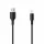 Lightning Setty kábel USB - 3,0 m 2A fekete ÚJ