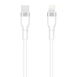 Setty USB-C - Lightning kábel 1m 3A KSC-L-130 fehér