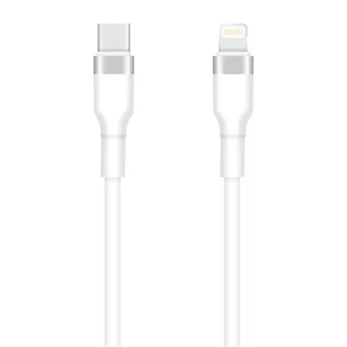 Setty USB-C - Lightning kábel 1m 3A KSC-L-130 fehér